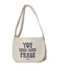 Critic You Need Some Peace Mail Bag Ivory
