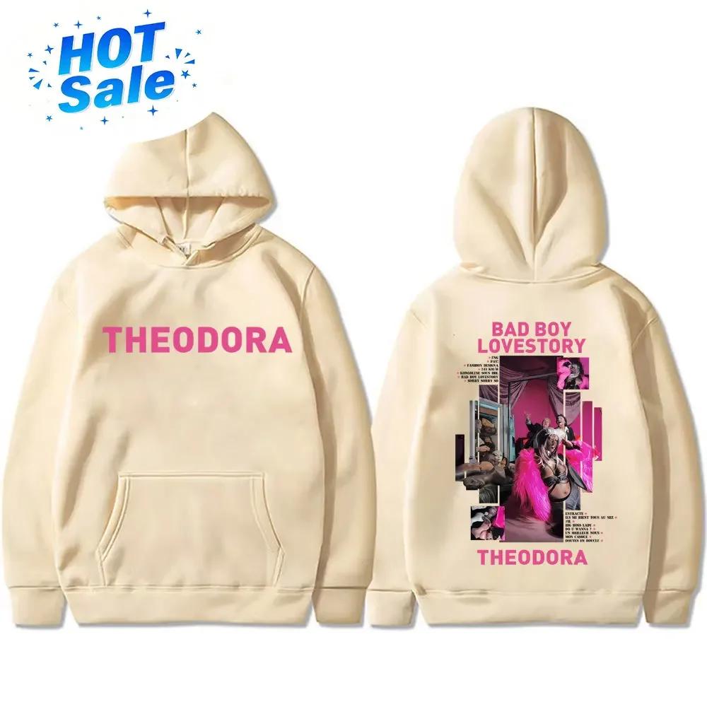 Theodora Mega Bbl Bad Boy Lovestory Hoodie Men Women Hip Hop Fashion Oversized Sweatshirt Men's Casual Vintage