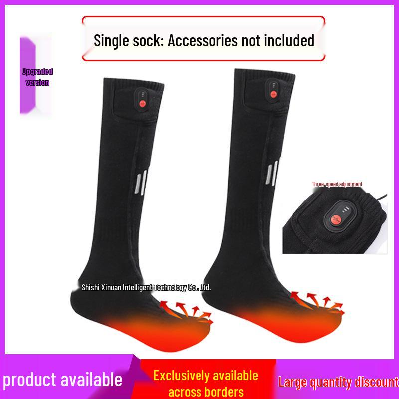 Rechargeable Heated Winter Socks for Men and Women – Warm, Long, and Perfect for Outdoors