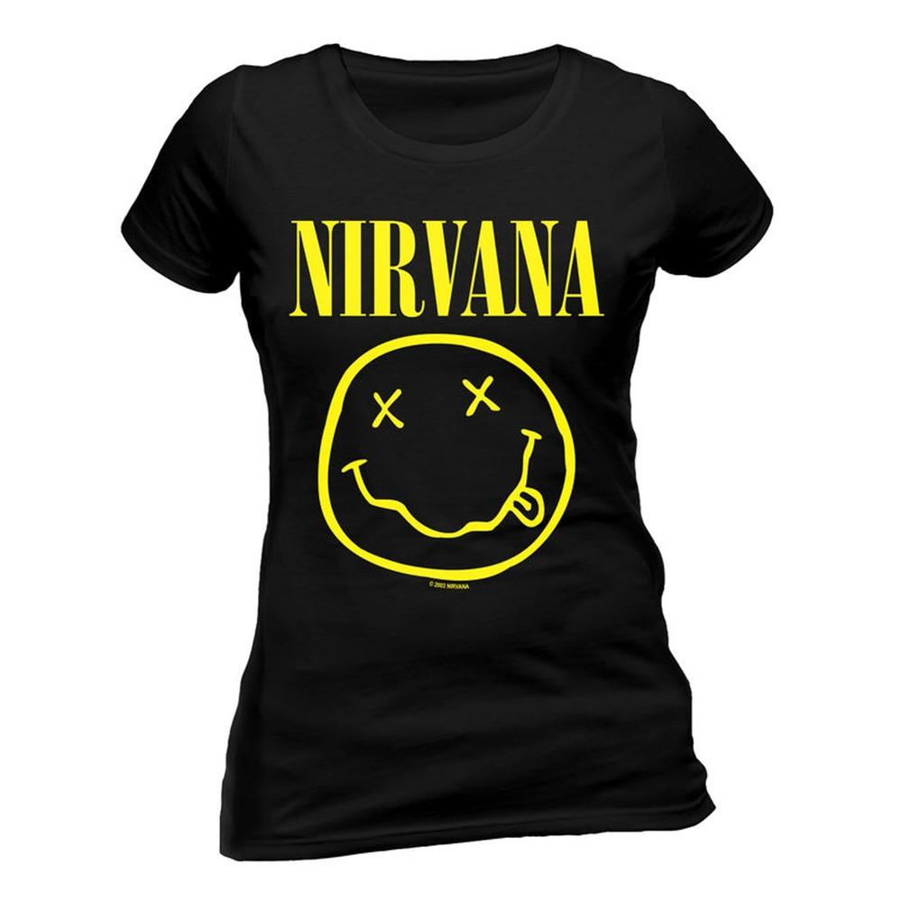 

26 Ladies Nirvana Kurt Cobain Rock Grunge Licensed T-Shirt Womens Unisex T-Shirt M