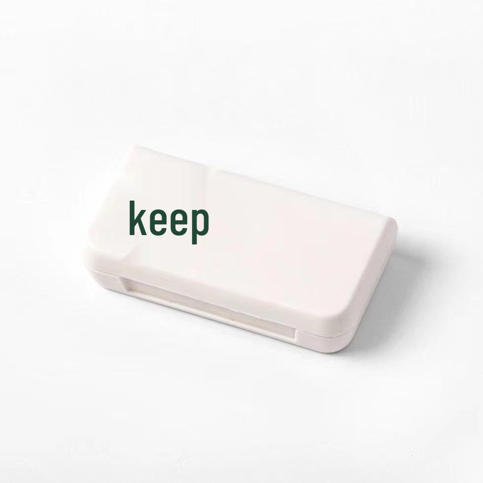 Compact Travel Pill Organizer with Secure Compartments