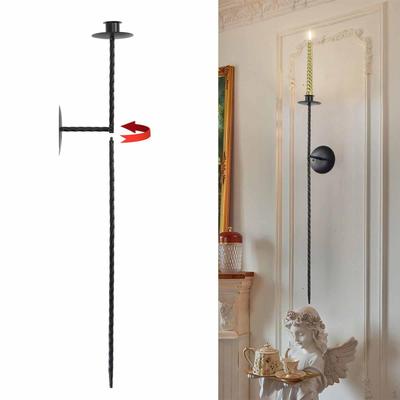 Kerzenleuchter Wandhalter Chic Metall Groß Kerzenständer für Büro Esszimmer Flur