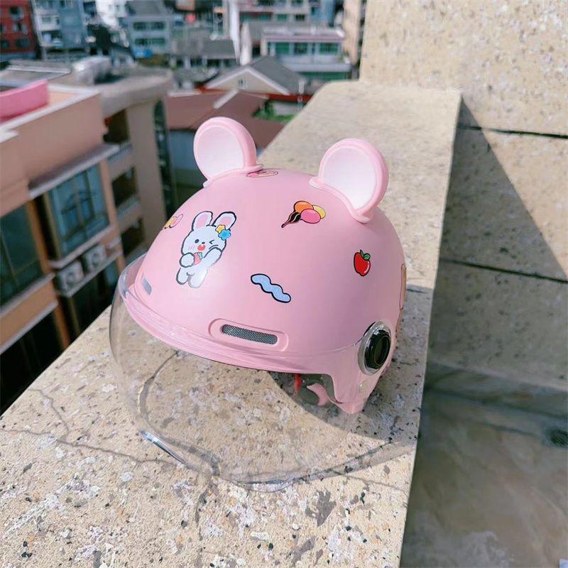 Children's Helmet Electric Bike Motorcycle Boy Girl Children Riding Protective Technology Sense Safety Helmet