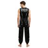 Heren Waterdichte Herbruikbare Luier Romper M-3XL Mouwloos Voorkant Rits Elastische Beenmanchetten Adaptieve Jumpsuit voor Volwassenen met Speciale Behoeften