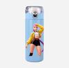 New Anime K-Pop Demon Hunters Printed 400Ml Water Bottle Thermos Cup Portable Stainless Steel Leak Proof Camping Water Cup Kid Gifts