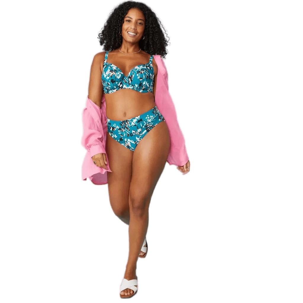 Gorgeous Womens/Ladies Julep Pink High Leg Bikini Bottoms