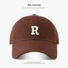 R Standard Big Head Circumference Baseball Cap, Children's Season Simple Style Versatile, Enlarged and Deepened Men's Cap
