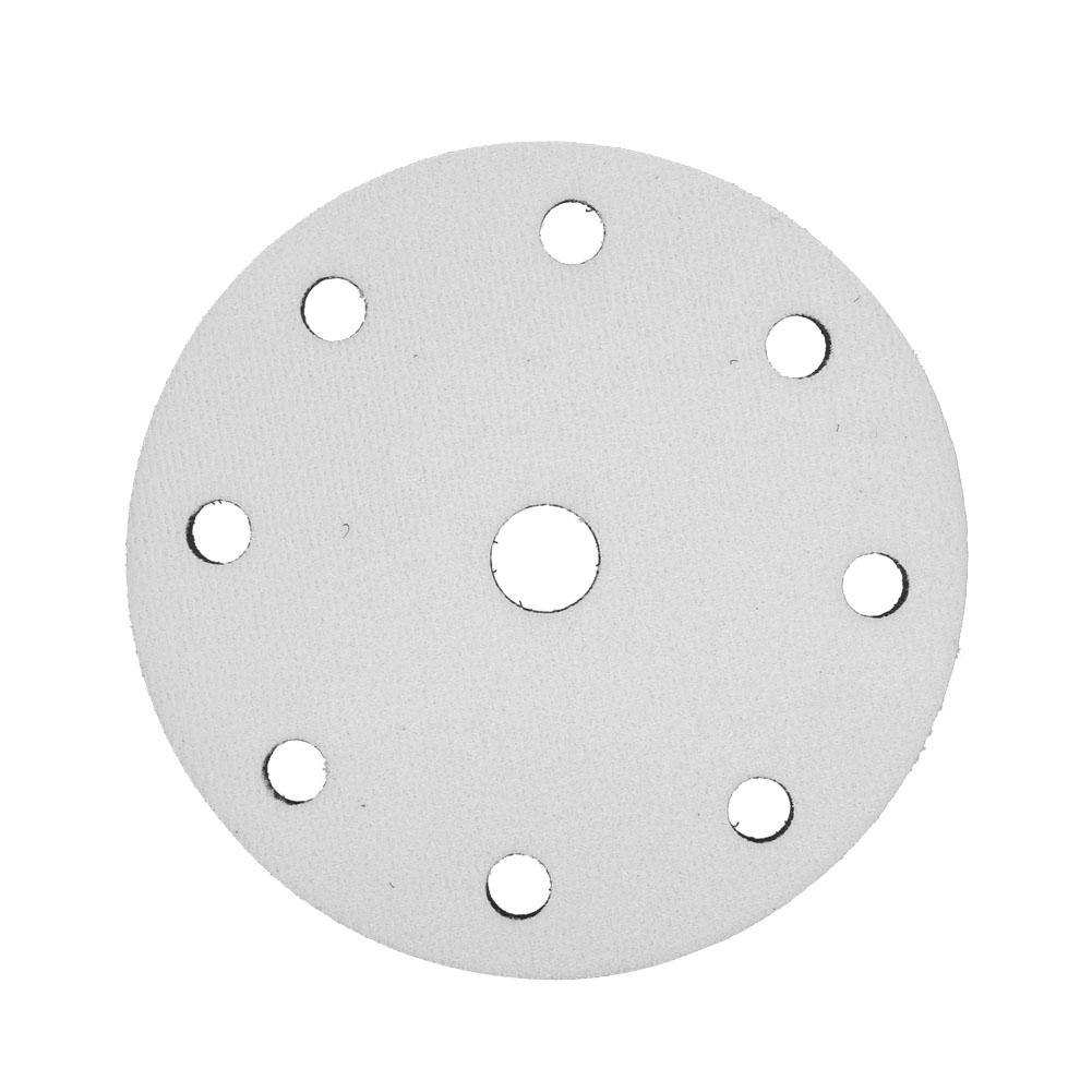150mm Diameter Soft Buffer Sponge Interface Cushion Pad for Sanding Pads (6 holes)