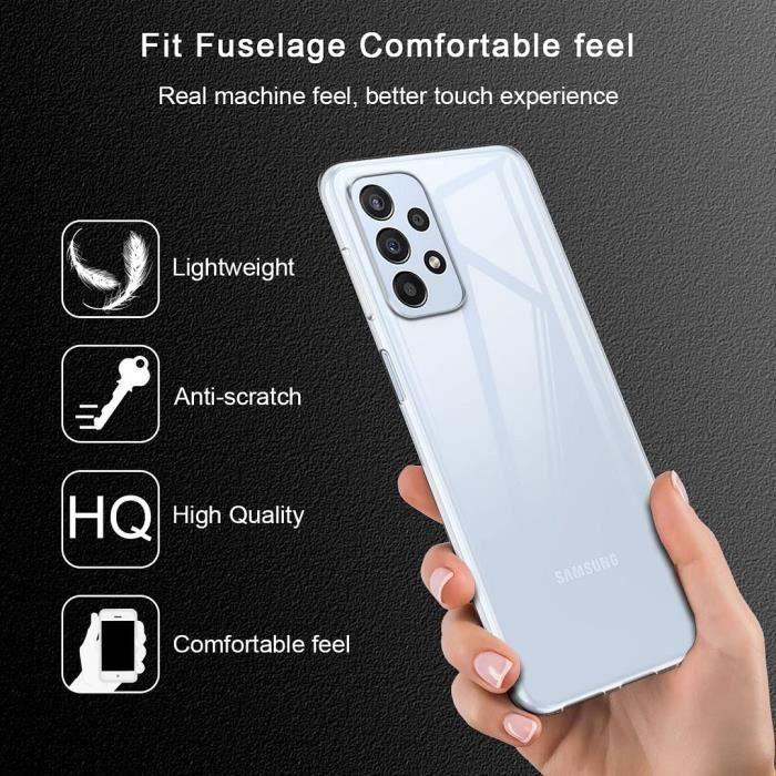 Soft Protective Case for Samsung Galaxy A23 5G - BOOLING - Transparent - Shockproof - Slim