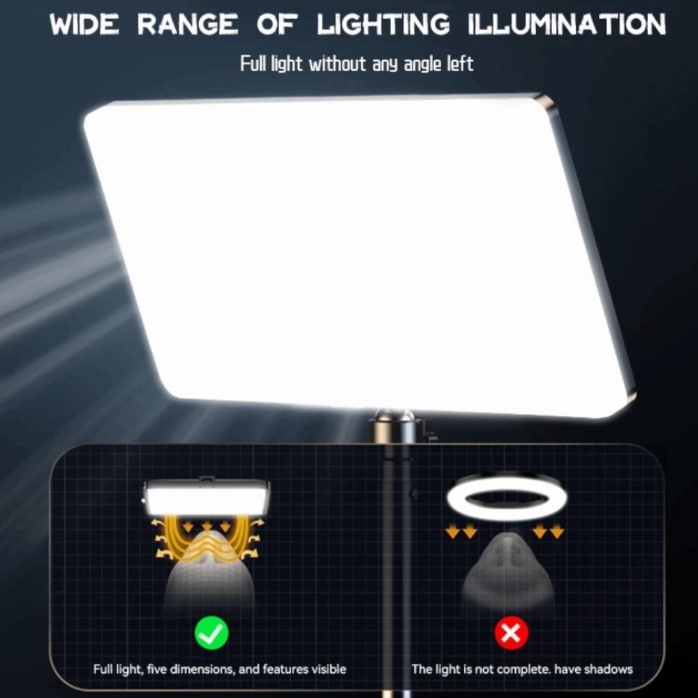 Full Screen Photography Fill Lamp Adjustable Photography LED Light LED Video Panel Light Studio