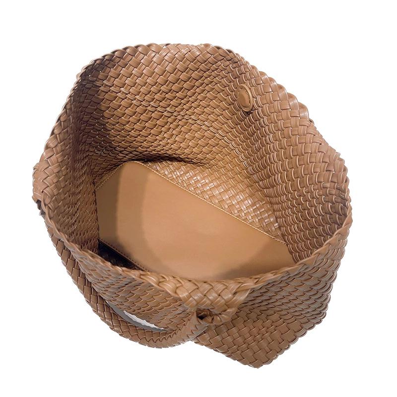 Hand-Woven Large Capacity Tote Bag - 2023 Women's Shoulder and Mother-Child Bag