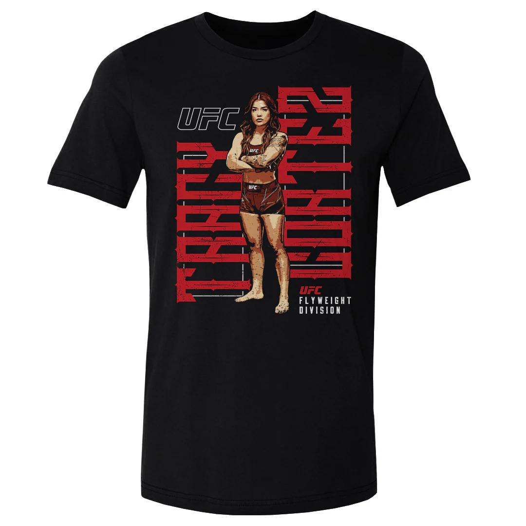 

Летняя футболка UFC 2026 Трейси Кортес с бойцовским принтом для женщин, спортивная, хлопковая, с коротким рукавом, свободная, для отдыха, фитнеса, унисекс S