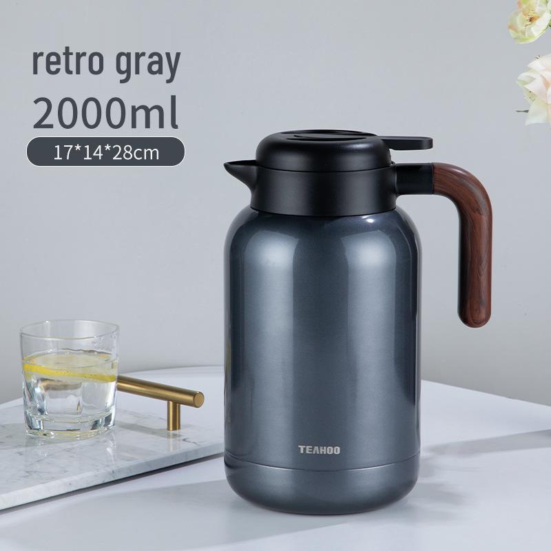 Chen Pi Pu'er Tea Kettle: 316 Stainless Steel with Temperature Display, Engraved Mug & Tea Pot, Heat-Preserving Chamber for Home Use