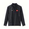 Men's T-Shirts Men's Black Stand Collar Thin