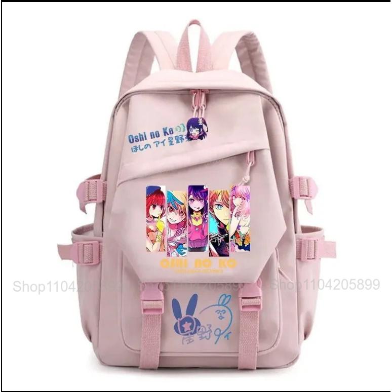 OSHI NO KO Rugzak Het Kind Dat Ik Aanbeval Anime Mochila Student Schooltas Meisjes Cadeau Schattig Dagelijks Reizen Rucksack 16 inches