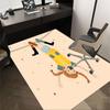 1PC Girl Rope Extra Large Non Slip Floor Carpet, Office, Family, Bedroom, Studio Large Area Rug Indoor Rugs