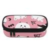 Student Pencil Case Practical 300D Polyester Zipper Closure with Main Storage Mesh Pocket and Organized Pen Holders for Boys Girls