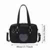 PU Leather JK Uniform Shoulder Bag Large Capacity Messenger Bag JK Tote Bag  Travel