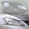 Compatible for Nissan Sylphy 2012 2013 2014 2015 Transparent Headlight Cover Lampshade Shell Headlamp Housing Durable Lens(Right)