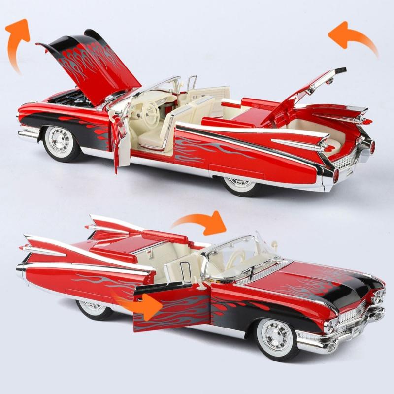 1:24 Eldorado Biarritz BIG ROCKET Alloy Model Car Toy Diecasts Metal Casting Sound and Light Car Toys For Children Vehicle