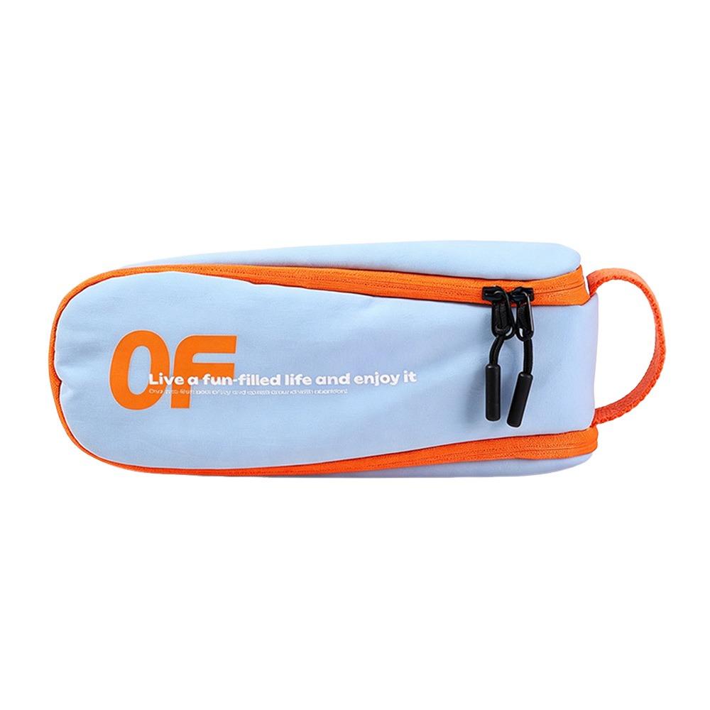Macaron Color Pen Bag Nylon Stationery Organizer Portable Pencil Case Students