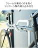 Tower Bicycle for Indoor and Outdoor Display Cycle Bicycle Scandinavian Suitable for Cross Bikes and Road with Helmet and Angle Stand, Black, Use,