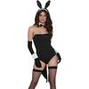 Bunny Girl Cosplay Set: Satin Headband, Pom-pom Bunny Tail, Costume Prop