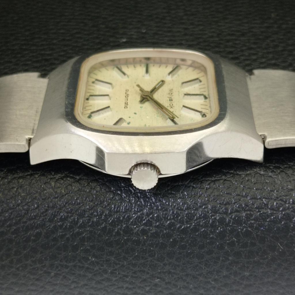 USED MALYSIAK AUTOMATIC SWISS MENS DATE ORIGINAL DIAL WATCH a432794-2 R113-a432794
