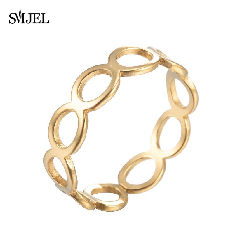 Simple Spinner Round Ring For Men Stress Release Accessory Classic Stainless Steel Wedding Band Casual Sport Jewelry