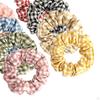 8PCS Hair Scrunchies Classic Plaid Elastic , Ponytail Holder Bands for Women Lady Dressing