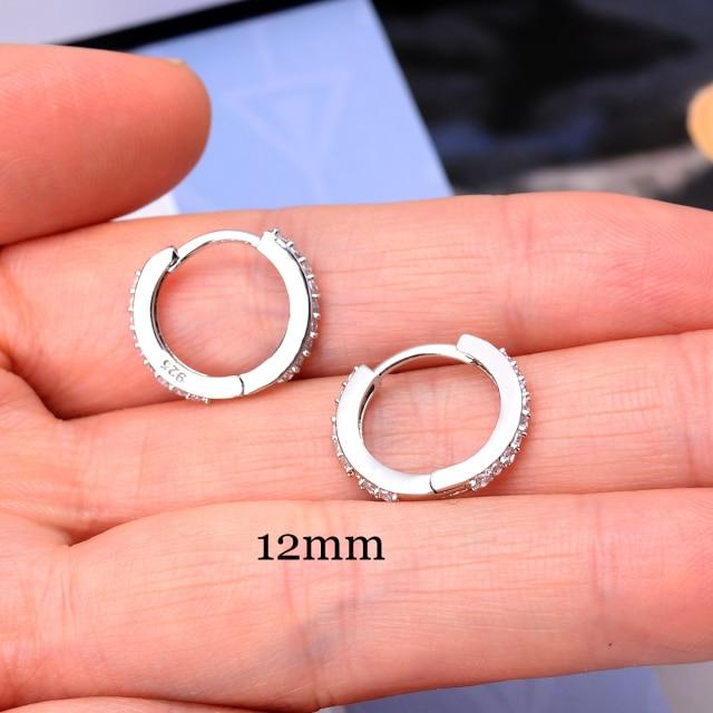 Small Girls Hoop Earring Tiny Ear Ring Cartilage Huggie Piercing Hoop Stud Conch Earlobe Tragus Circle Women Hoops