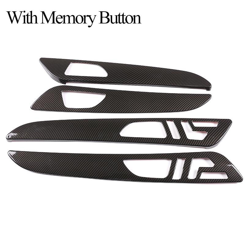 For Mercedes Benz ML GLE GL Class GLS320 400 2012-2019 Car ABS Black Interior Door Decoration Panel Cover Trim Accessories