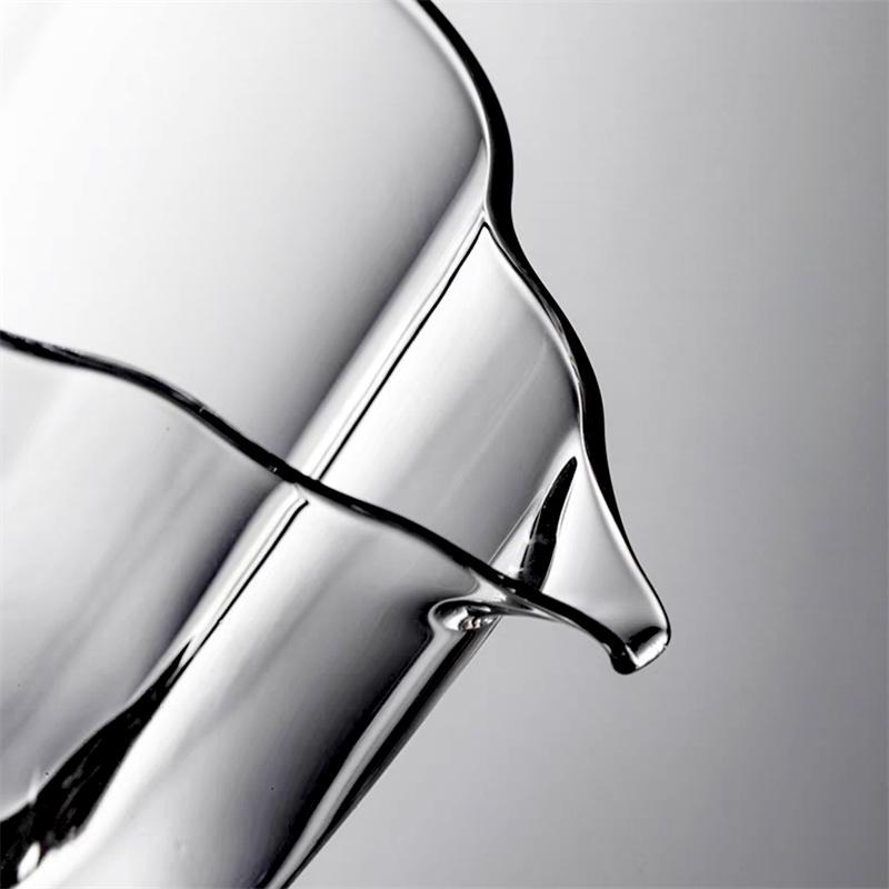 350ml Cloud Shape Glass Tea Pitcher Fair Cup Chahai Tea Ceremony Serving Tea Cup Kung Fu Tea Set Accessorie Coffee Pot