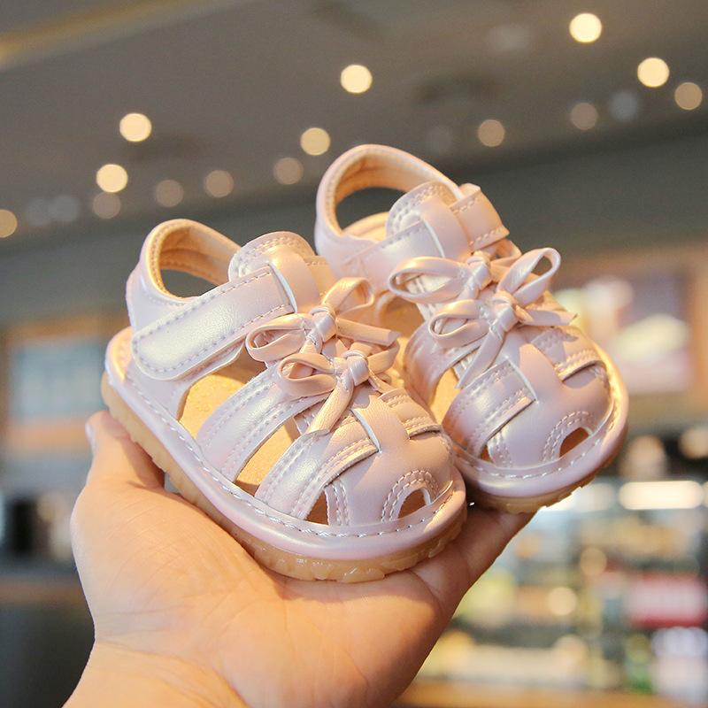 

New Anti-slip Shoes for Girls - Toddler Shoes, Sandals, Cartoon Soft-soled Shoes 20 рожевий