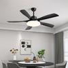 Nordic Industrial-Style Silent Ceiling Fan Chandelier for Home or Commercial Use