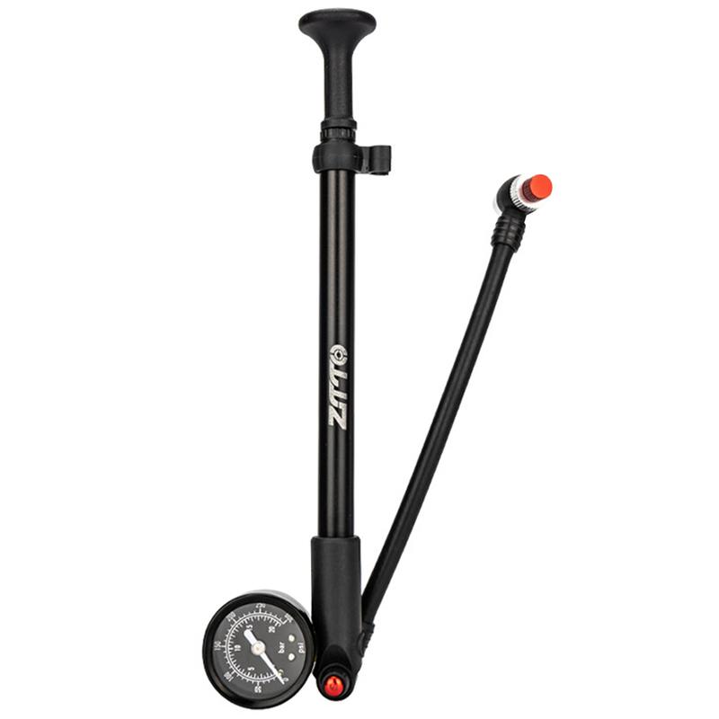 300 PSI Fahrrad-Luftpumpe mit Manometer MTB Fahrrad Dämpferpumpe Schrader-Ventil Fahrrad-Luftdämpfer für Gabel & Hinterradaufhängung