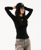 Eobiheomjeu Bb Soft Slim Long Sleeve T-Shirt Abh355-101 Black