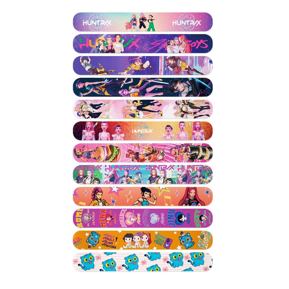 KPOP Monster Hunter Witch Slap Bracelet for Kids - Anime Cartoon PVC Party Gift, Inspired by KDA Neon.