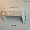 1Pcs Wall Mounted Storage Rack Scene Decoration 1: 12 Dollhouse Simulation Micro Model Miniature Building Model Accessories