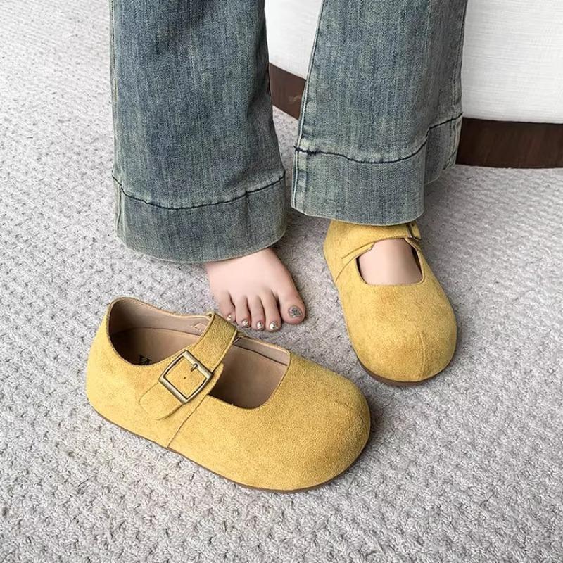 Muffin thick-soled ugly cute Mary Jane single shoes women's fashion non-slip retro versatile flat casual shoes