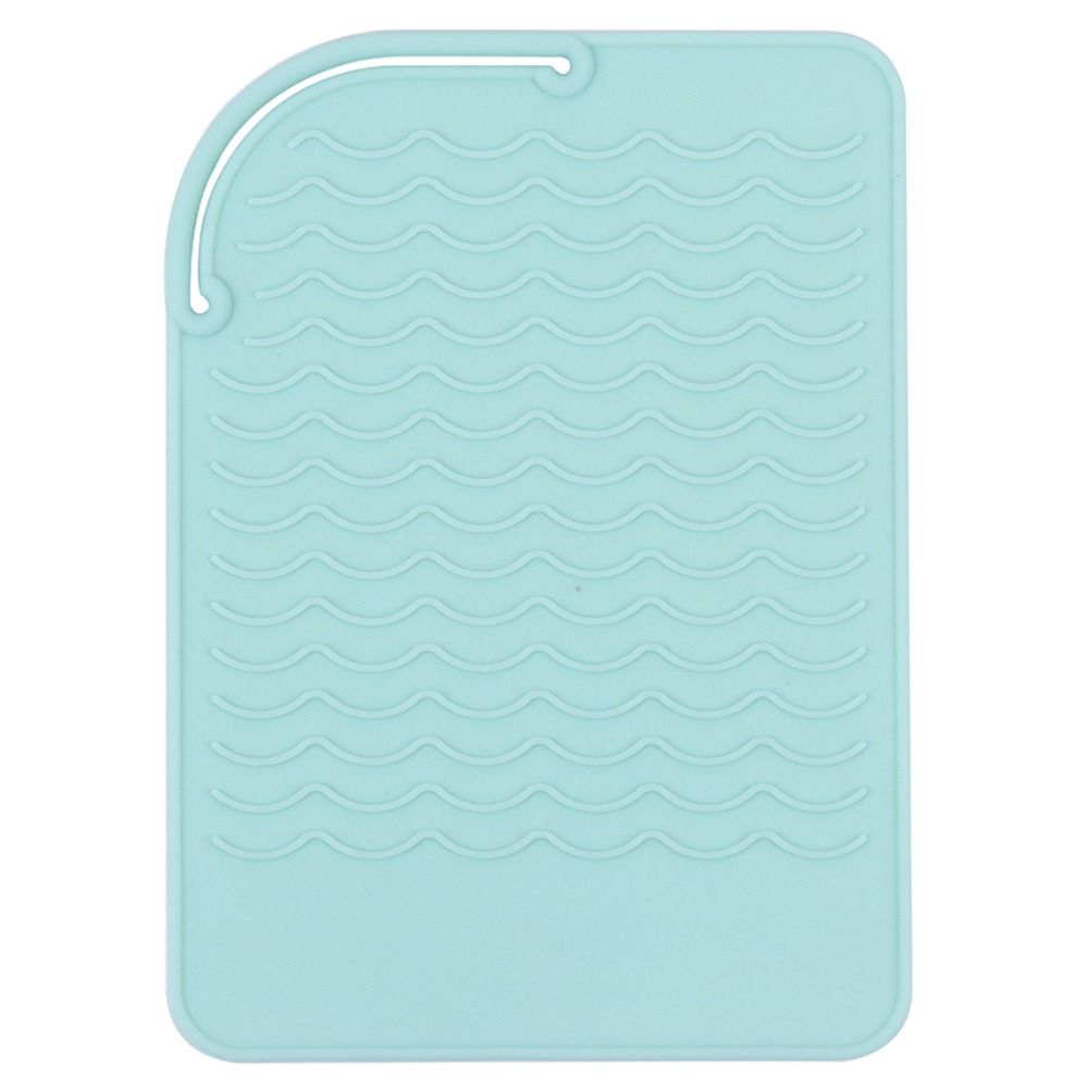 

Нескользящая термостойкая накладка, многофункциональная сумка для хранения выпрямителя для волос, изоляционный коврик для путешествий зелёный