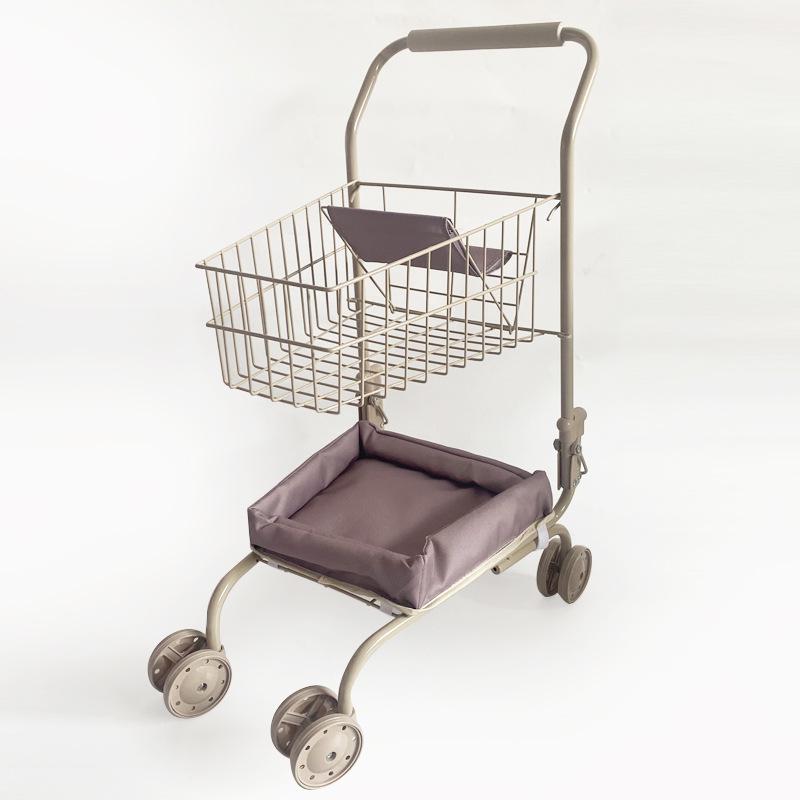 

Корейская игрушка-коляска для покупок для ролевых игр и игры в супермаркет