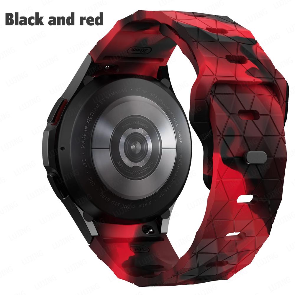 Silikonarmband für Samsung Galaxy Watch 7 6 4 Classic 47 mm 43 mm/46 mm 42 mm No Gap Uhrenarmband Galaxy Watch 6/5/5pro 45 mm 40/44 mm