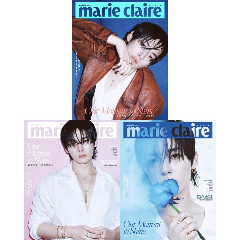 Marie Claire Korea 2026 MAY Stray Kids Lee Know,Tony Leung,Ando Sakura,Maggie Kang, Kim Tae-ri, Shin Hye-sun, Go Youn-jung