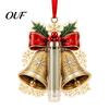 Hanging Gift Box for Cash Christmas Ornament, Acrylic Money Holder, Funny Xmas Holder Presents Tree/Bow/Santa/Bell Shaped Decoration Tree, Stocking