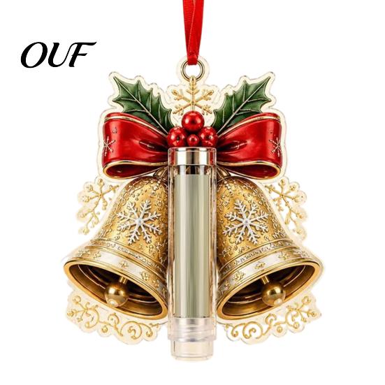 Hanging Gift Box for Cash Christmas Ornament, Acrylic Money Holder, Funny Xmas Holder Presents Tree/Bow/Santa/Bell Shaped Decoration Tree, Stocking