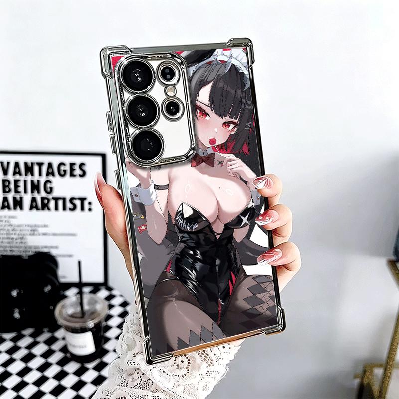 

Zenless Zone Zero Ellen Joe Plating Phone Case For Samsung Galaxy S24 S25 FE S26 Edge S23 Ultra S22 S21 Plus S20 Anti-Fall Airab Samsung S22 Ultra