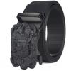Belt, Men's Automatic Buckle Toothless Business Casual Men's Belt, Young People's Personality Trendy Nylon Canvas