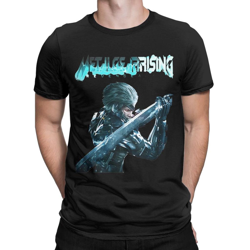 Men Women's Metal Gear Solid 3 Snake Raiden Shooting Game T-Shirts Novelty Cotton T Shirts Top Tee Clothes Graphic Printed