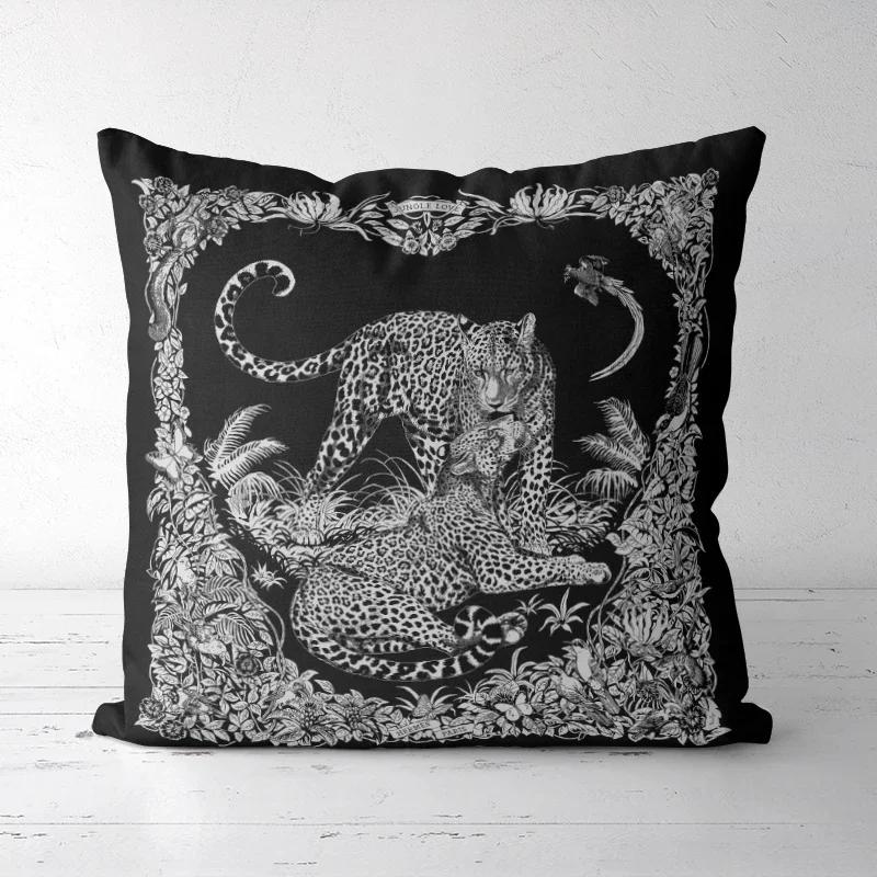 A Drop Shipping Printed Cushion Cover Decorative Pillowcases High-end Royal High Quality Thick Europe Rich Italy Design 28-#